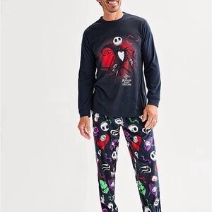 Nightmare Before Christmas Jack Skellington Pajamas Disney L